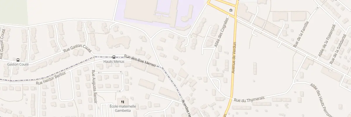 Plan du 28T Rue des Bas Menus à Chartres