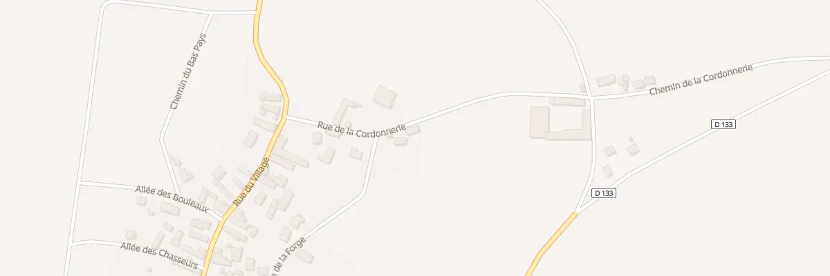 Plan du 6 Rue de la Cordonnerie à Poisvilliers