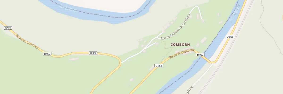 Plan du 99 Rue du Château de Comborn à Orgnac-sur-Vézère