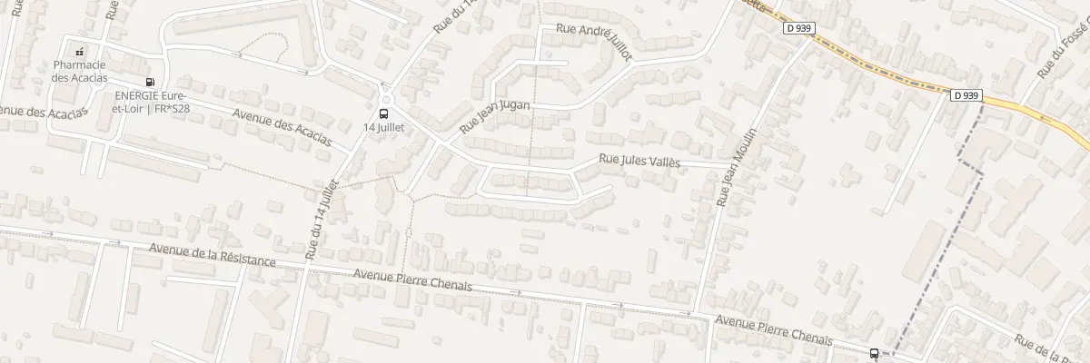 Plan du 21 Rue Jules Vallès à Mainvilliers