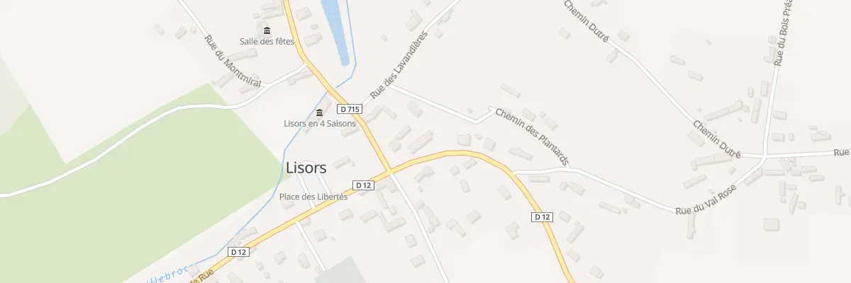 Plan du 2 Rue du Coudray à Lisors