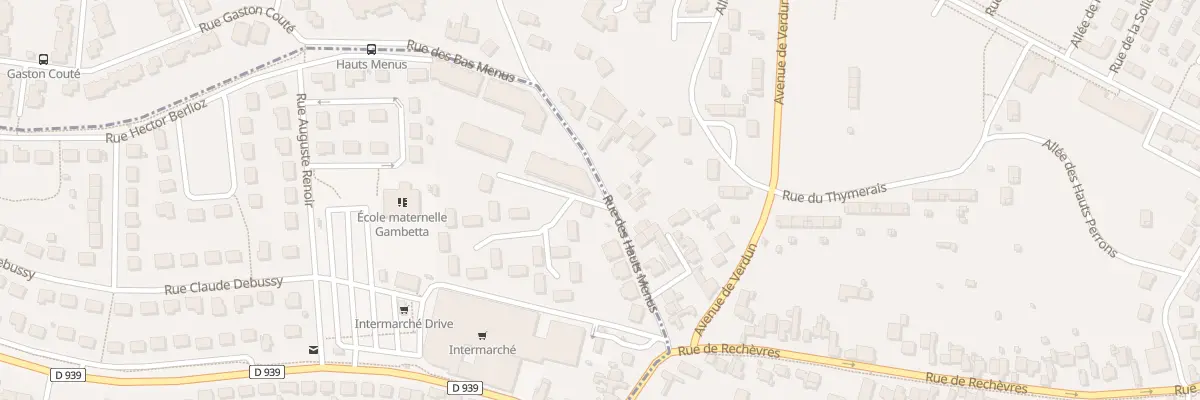 Plan du 21 Rue des Bas Menus à Mainvilliers