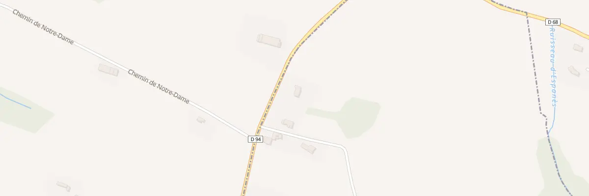 Plan du 2450 Rte de Corronsac à Venerque