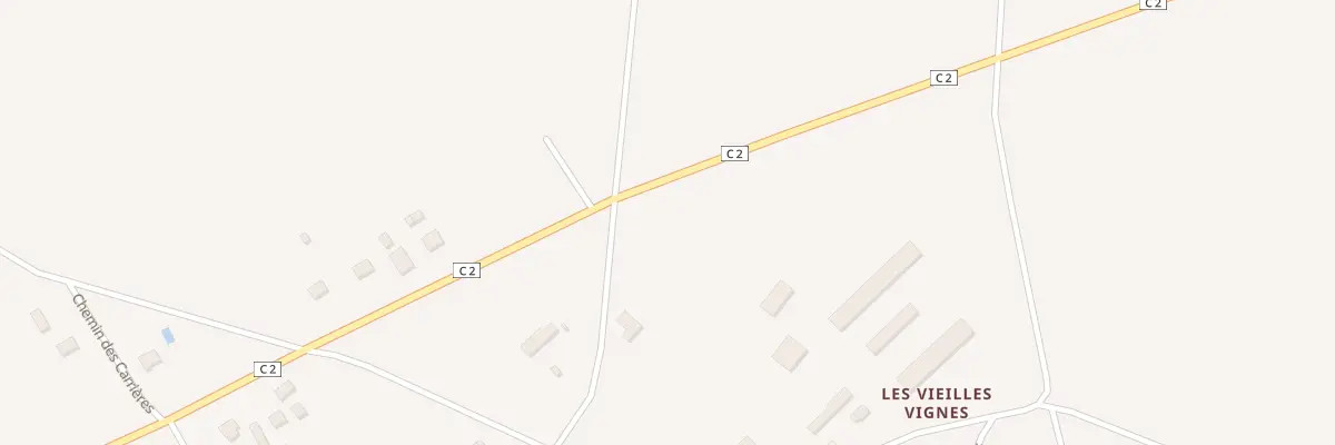Plan de Rte de Soings à Sassay