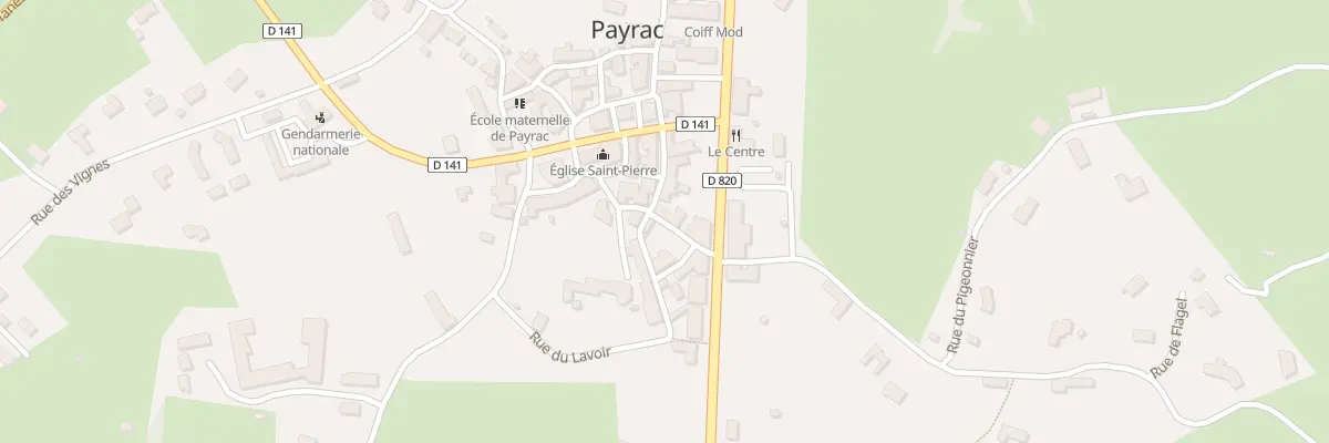 Plan du 5274 Rue Saint-paul à Payrac