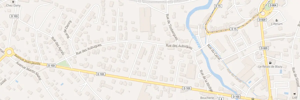 Plan du 5415 Rue de la République à Souillac