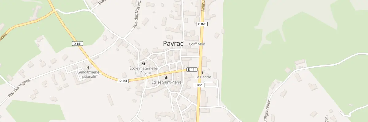 Plan du 5088 Rue Saint-paul à Payrac