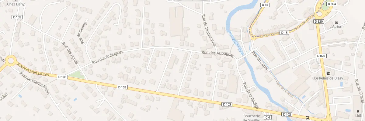 Plan du 5414 Rue de la République à Souillac