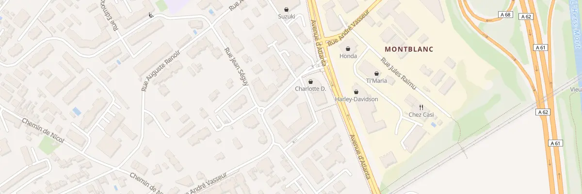 Plan du 22 Rue André Vasseur à Toulouse