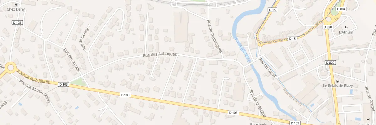 Plan du 5416 Rue de la République à Souillac