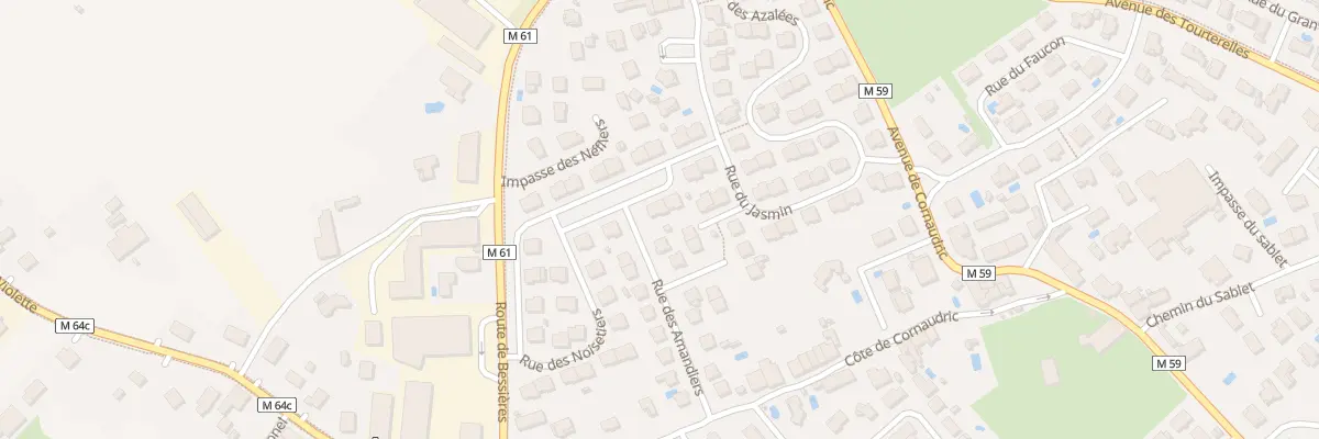 Plan du 24 Rue des Noisetiers à L’Union