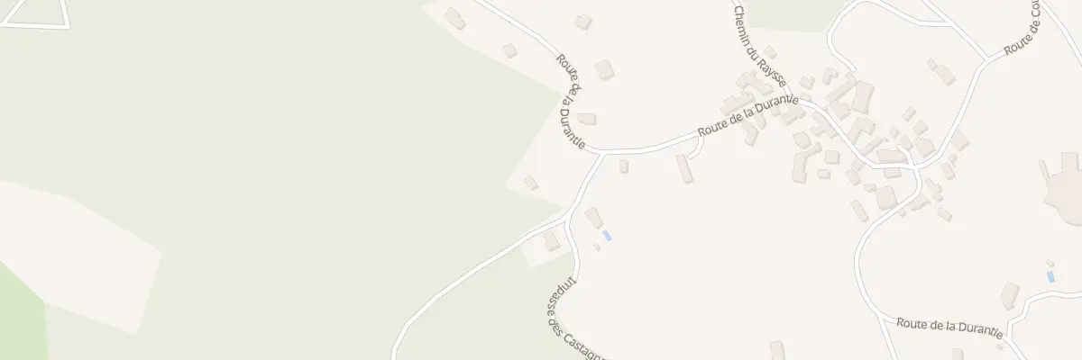 Plan du 1081 Rte de la Durantie à Lanzac