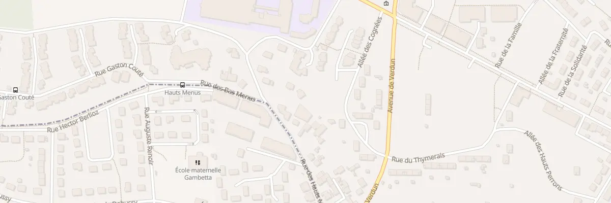 Plan du 26B Rue des Bas Menus à Chartres