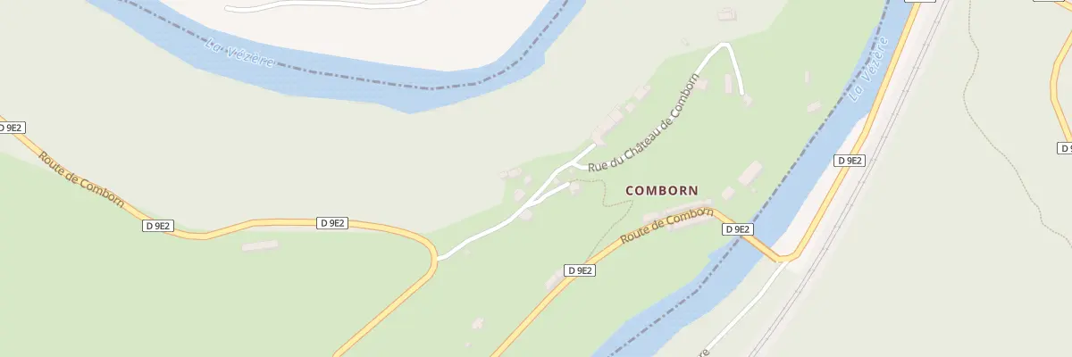 Plan du 5057 Comborn à Orgnac-sur-Vézère