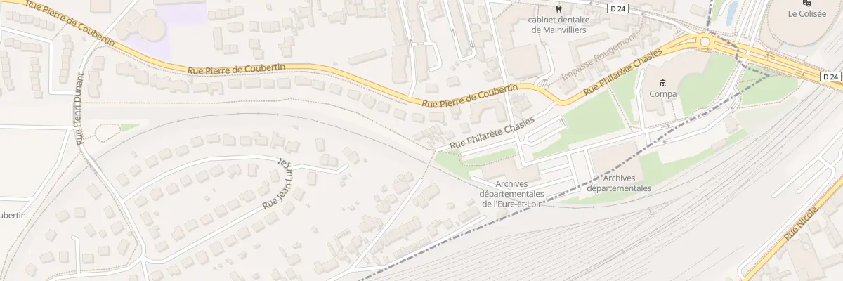 Plan du 58 Rue Philarète Chasles à Mainvilliers