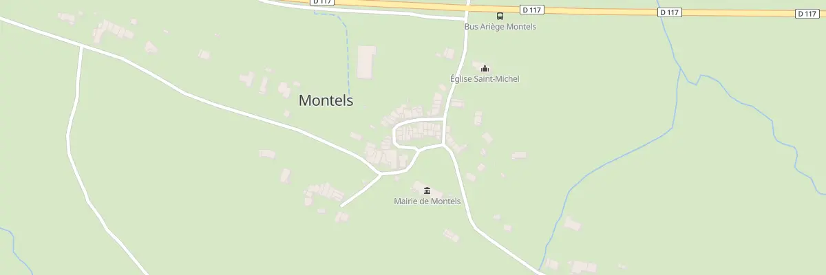 Plan du 24 Village de Montels à Montels