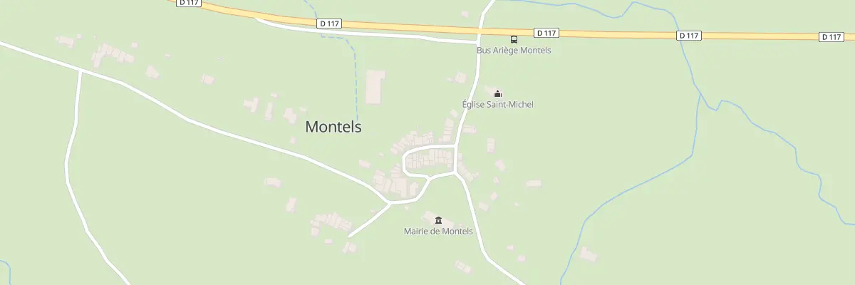 Plan du 16 Village de Montels à Montels
