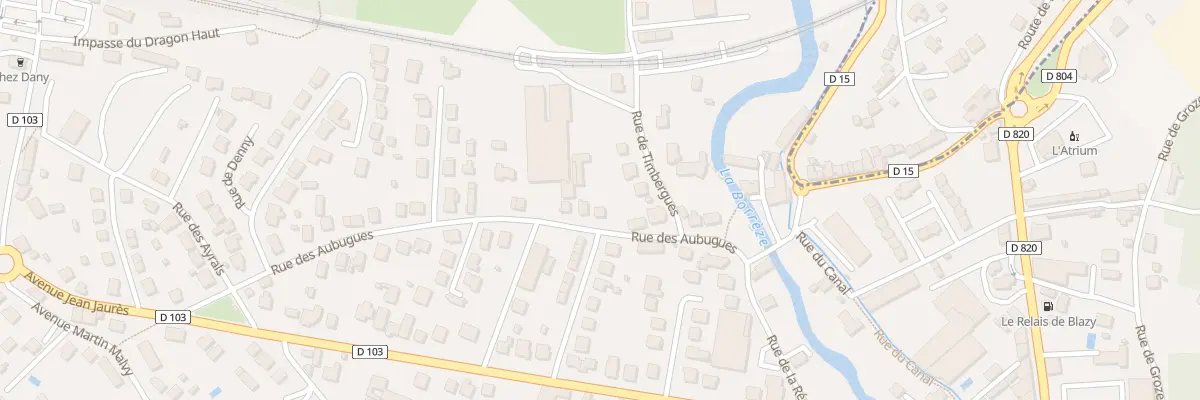 Plan du 22 Rue des Aubugues à Souillac