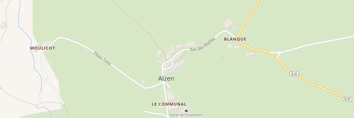 Plan du 9 Rue du Forgeron à Alzen
