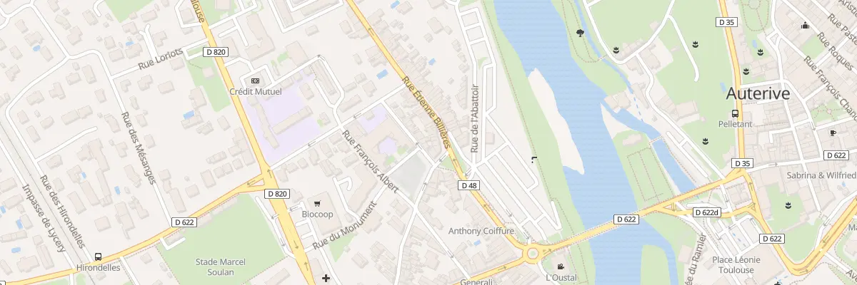 Plan du 5 Rue Etienne Billières à Auterive