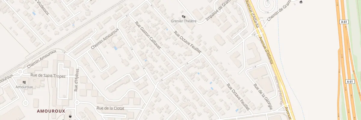 Plan du 29 Rue Gaston Caillavet à Toulouse