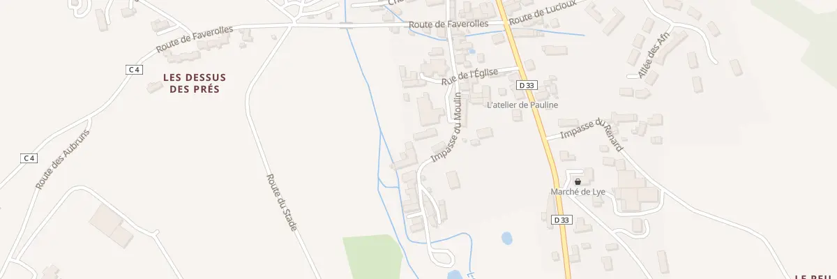 Plan du 2 Imp du Moulin à Lye