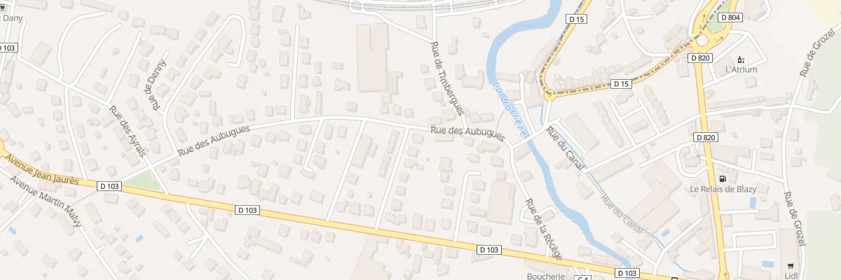 Plan du 17 Rue de la République à Souillac