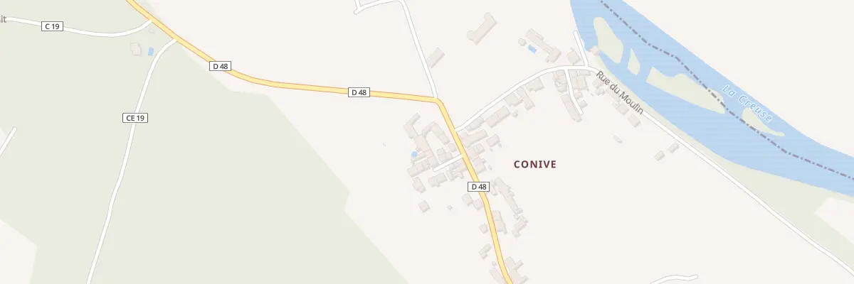 Plan du 60 Rue du Commandant Nandillon à Thenay