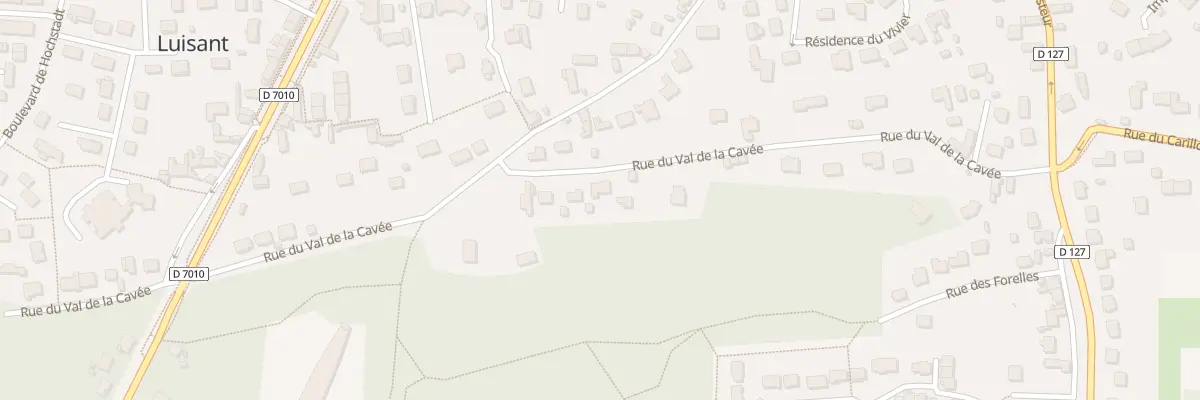 Plan du 23 Rue du Val de la Cavee à Luisant