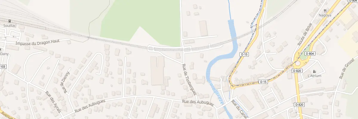 Plan du 11 Rue de Timbergues à Souillac