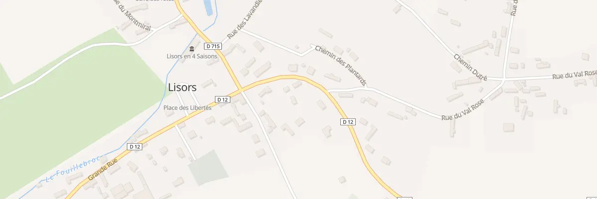 Plan du 63A Le Village à Lisors