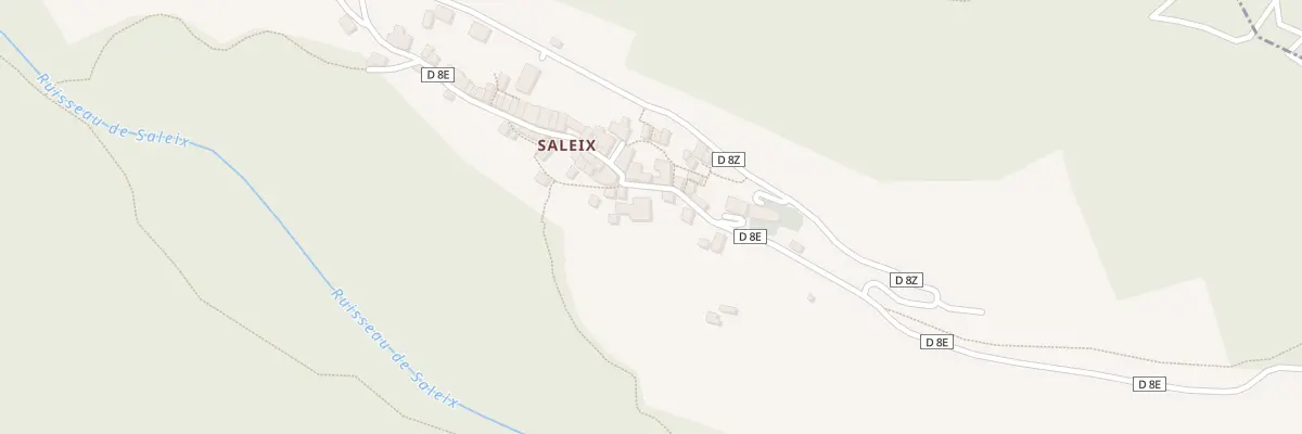 Plan du 613 Saleix le Village à Auzat