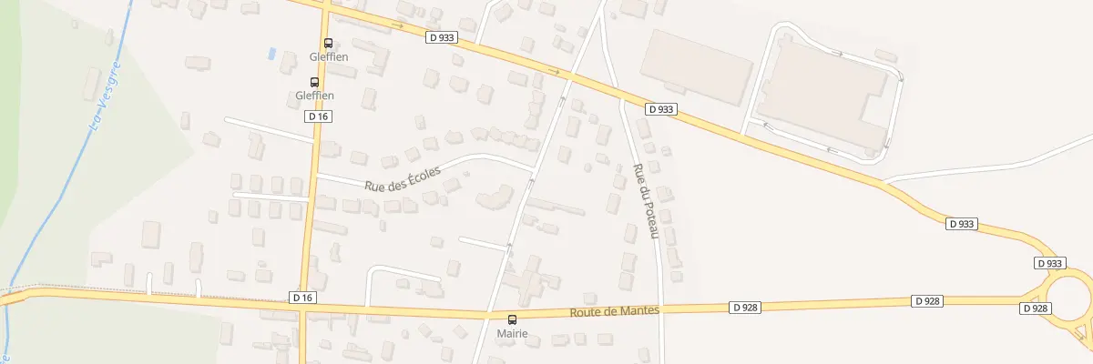 Plan du 6 Rue de la Mairie à Oulins