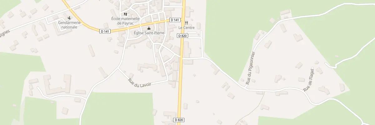 Plan du 5151 Rte Nationale 20 à Payrac