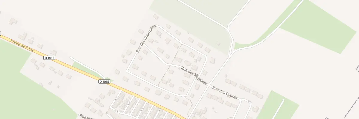 Plan du 39 Rue des Merisiers à Oust-Marest
