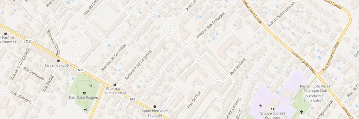 Plan du 26B Av des Cottages à Toulouse