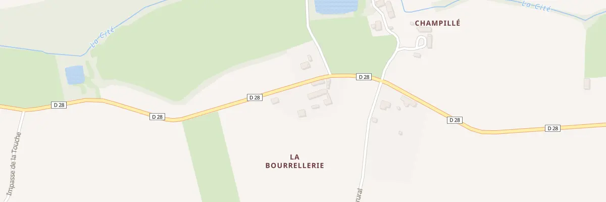 Plan du 5060 La Bourrellerie à Sougé
