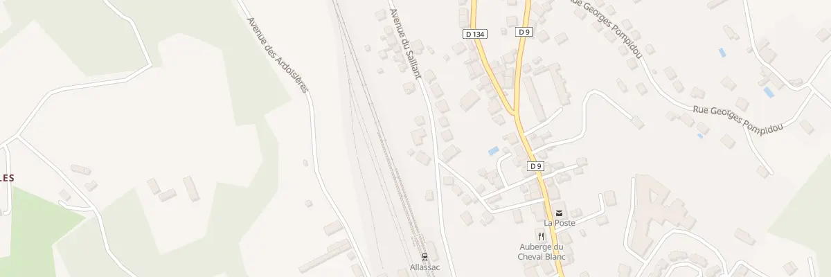 Plan du 7 Av Du Saillant à Allassac