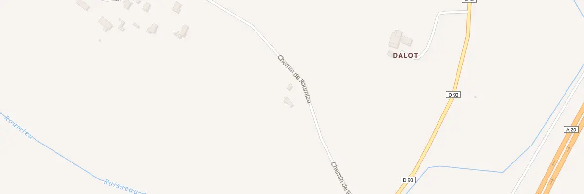 Plan du 271 Che de Roumieu à Réalville