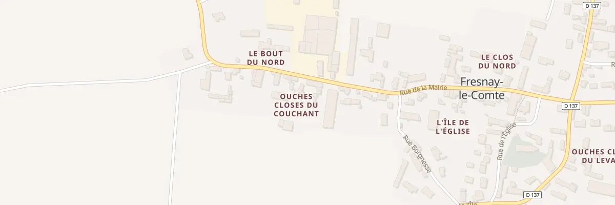 Plan du 29 Rue de la Mairie à Fresnay-le-Comte