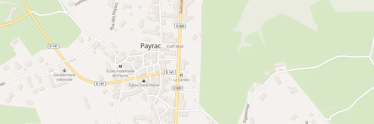 Plan du 5161 Payrac à Payrac