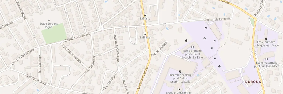 Plan du 25 Rue Cambigue à Toulouse