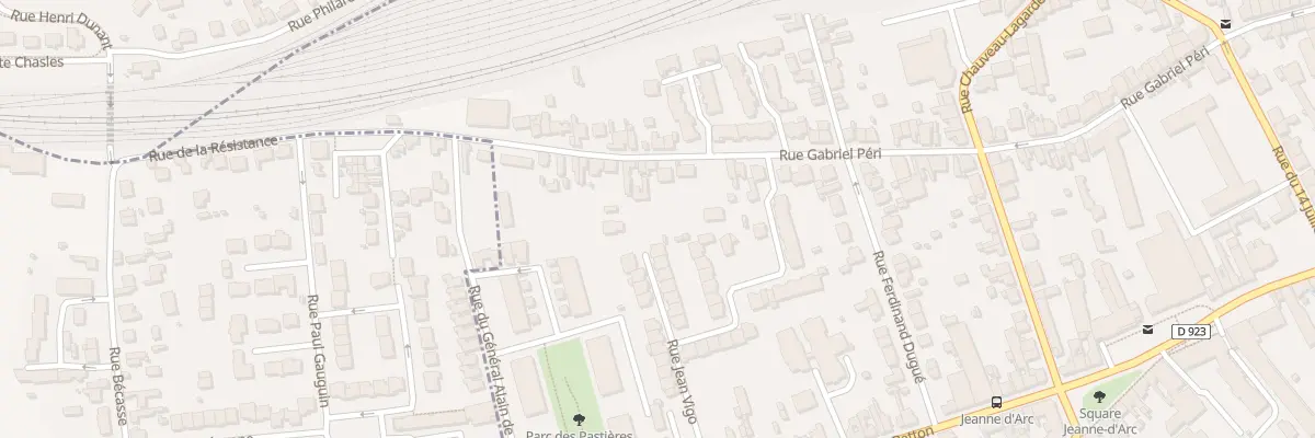 Plan du 109 Rue Gabriel Péri à Chartres