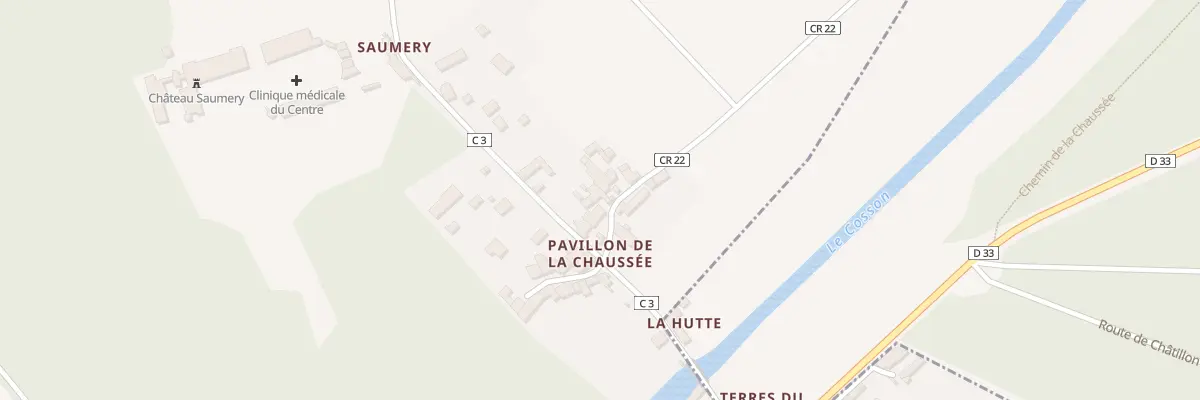 Plan du 20 Rue de Saumery à Huisseau-sur-Cosson