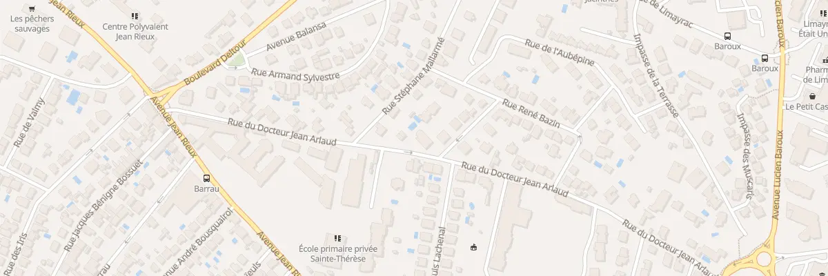 Plan du 31 Rue du Docteur J Arlaud à Toulouse