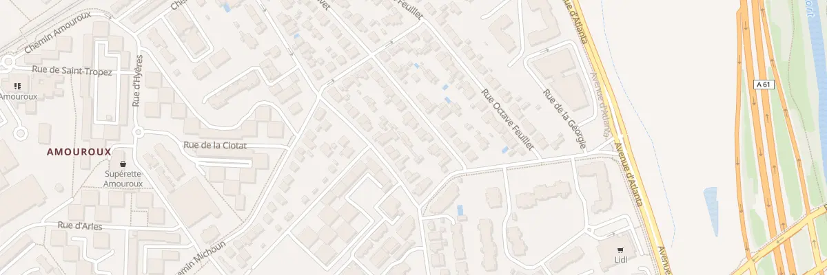 Plan du 44 Rue Gaston Caillavet à Toulouse