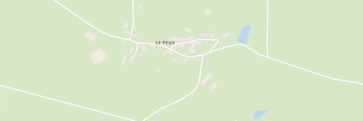 Plan du 2 Le Peux à Fursac