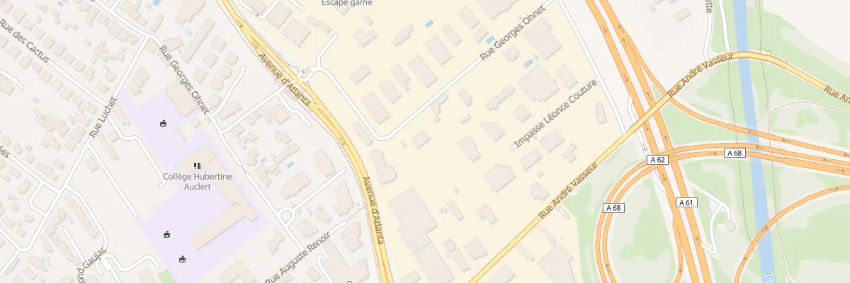 Plan du 42 Rue Georges Ohnet à Toulouse