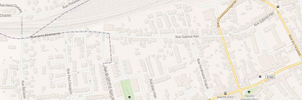 Plan du 105 Rue Gabriel Péri à Chartres