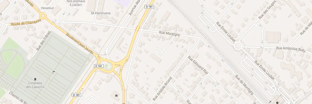 Plan du 93 Rue de Montigny à Vernon